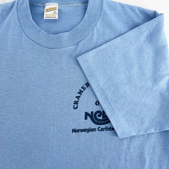 80s Norwegian Caribbean Lines tshirt 1980s vintage - Picture 4 of 6